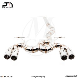 4x90mm Meisterschaft Stainless - Super GT Racing Exhaust for BMW F32 428i & 428xi Models